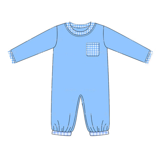 No moq LR1814 Pre-order Size 0-3m to 2t baby boys clothes long  sleeves romper