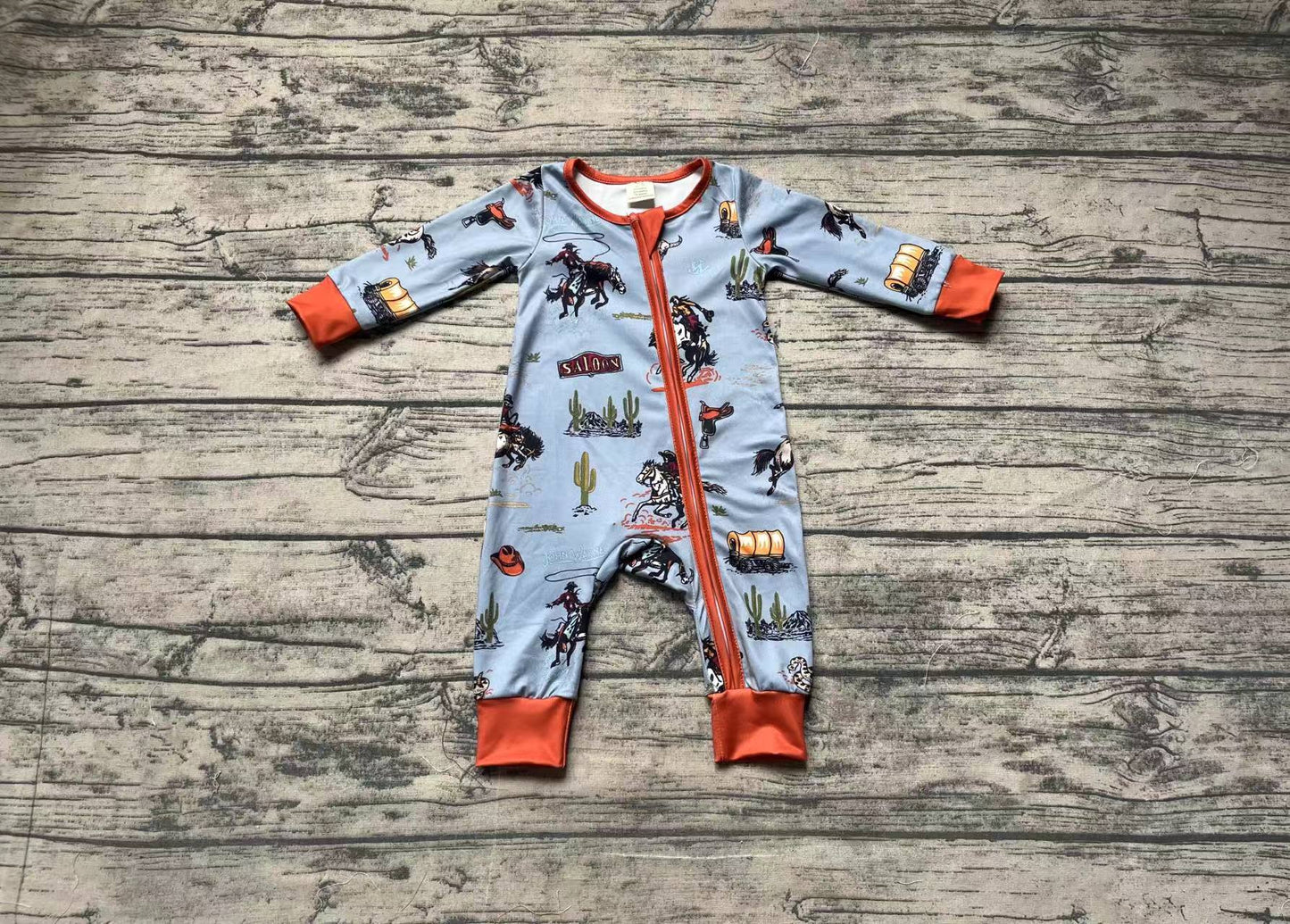 No moq  LR1858  Pre-order Size 0-3m to 2t baby boys clothes long  sleeves romper