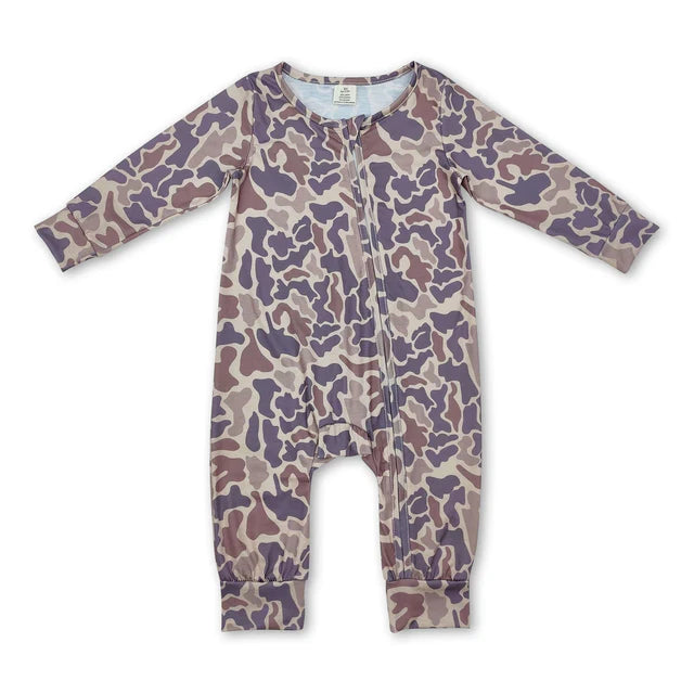 USA Warehouse (IN STOCK) Sibling Printed Zipper Long Sleeve Baby Rompers Collection
