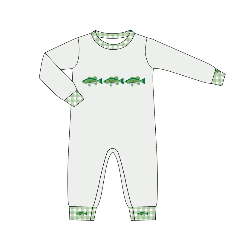 4.16 Pre Order No moq Baby Boys Long Sleeve Ducks Hunting Rompers