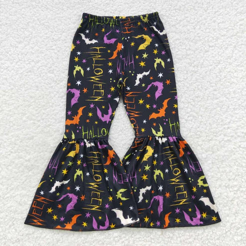11.3 RTS Sibling Baby Girls Halloween Ghosts Candy Bell Bottom Pants