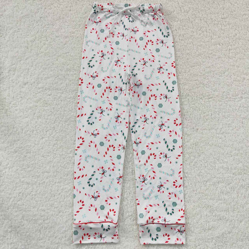 9.20 RTS Sibling Adult Men Women Trees Cows Checked Christmas Pajamas Flare Pants