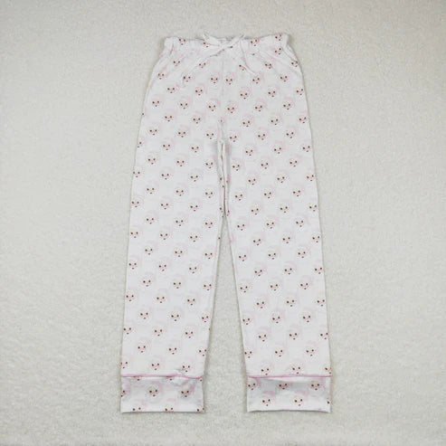 9.20 RTS Sibling Adult Men Women Santa Cows Holly Checked Christmas Pajamas Flare Pants