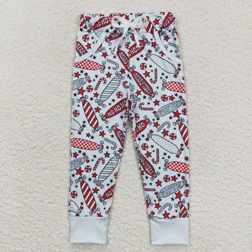11.3 RTS Sibling Baby Boys Girls Gingerbread Deer Leggings Bell Bottom Pants