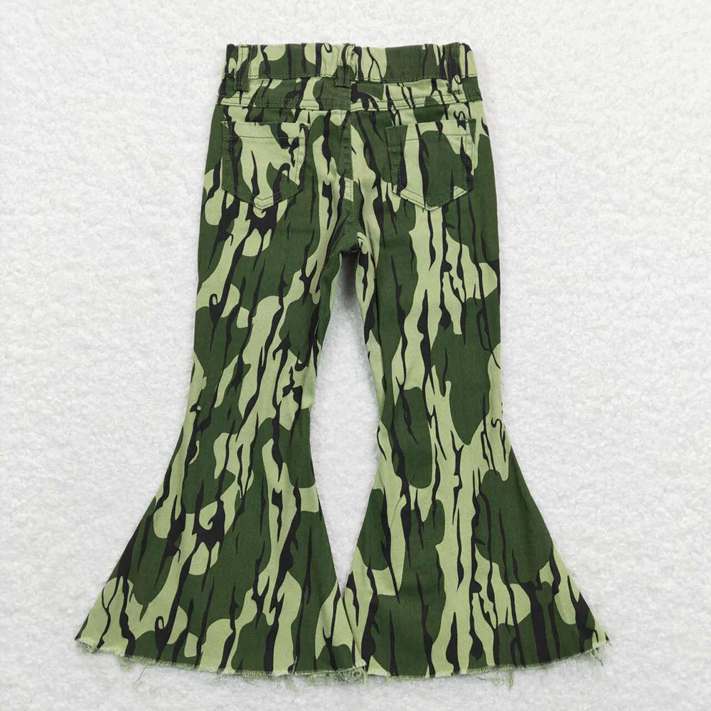 11.19 RTS Sibling Baby Boys Girls Camouflage Hunting Season Denim Jeans Pants