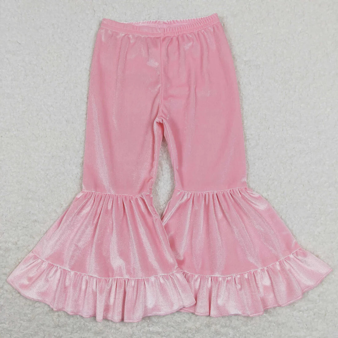 11.19 RTS Sibling Baby Girls Velvet Bell Bottom Pants