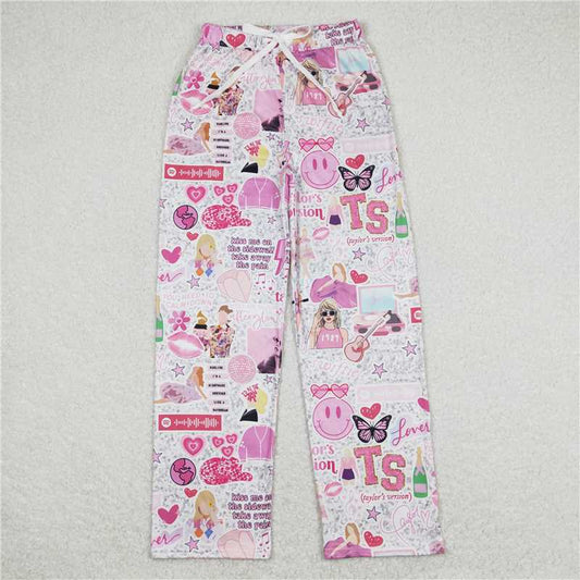 P0454Adult Mama Pop Western Loose Pants