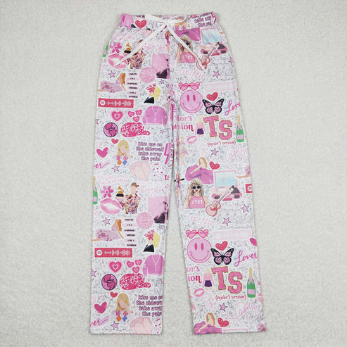 9.20 RTS Sibling Adult Women Cartoon Mouses Bows Singers Pajamas Flare Pants