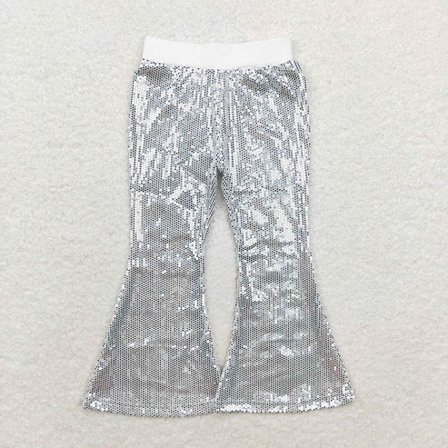 11.13 RTS Baby Girls Colorful Sequin Sparkle Bell Bottom Pants