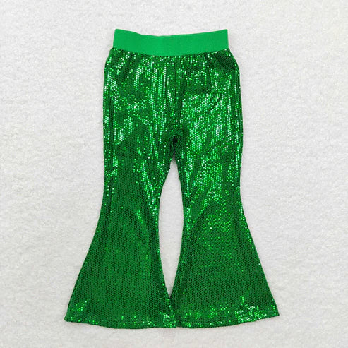 11.13 RTS Baby Girls Colorful Sequin Sparkle Bell Bottom Pants