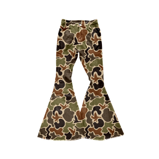 P0530  Pre-order adult woman camouflage print jeans