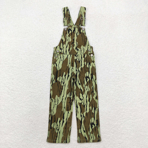 11.7 RST Sibling Baby Boys Kids Fall Hunting Camo Denim Strap Jumpsuits Overall