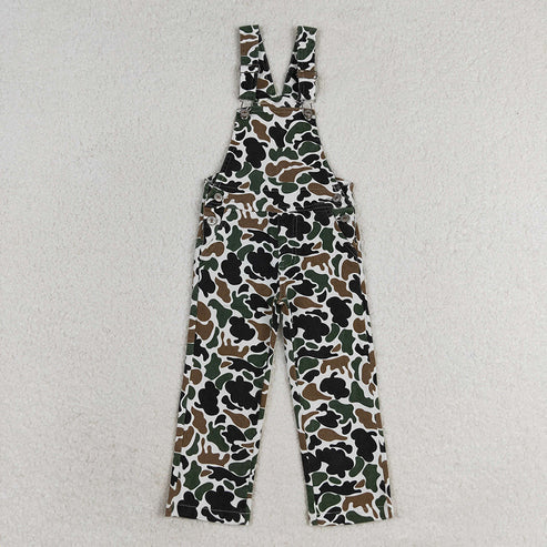 11.7 RST Sibling Baby Boys Kids Fall Hunting Camo Denim Strap Jumpsuits Overall