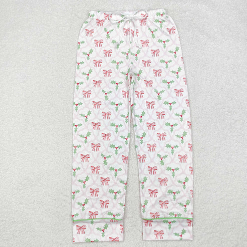 9.20 RTS Sibling Adult Men Women Santa Cows Holly Checked Christmas Pajamas Flare Pants