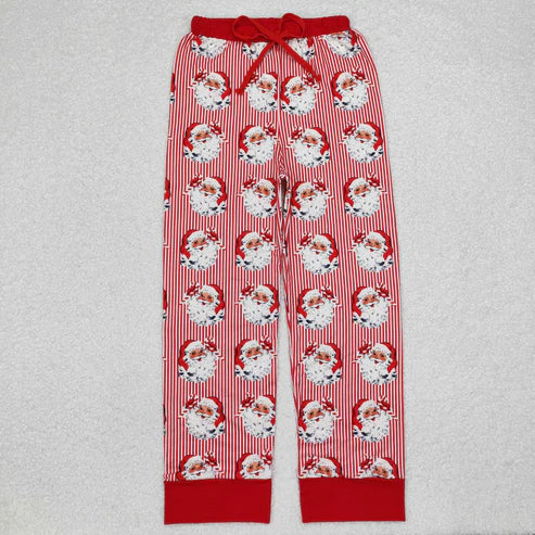 9.20 RTS Sibling Adult Men Women Santa Cows Holly Checked Christmas Pajamas Flare Pants
