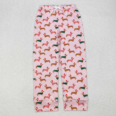 9.20 RTS Sibling Adult Men Women Santa Cows Holly Checked Christmas Pajamas Flare Pants