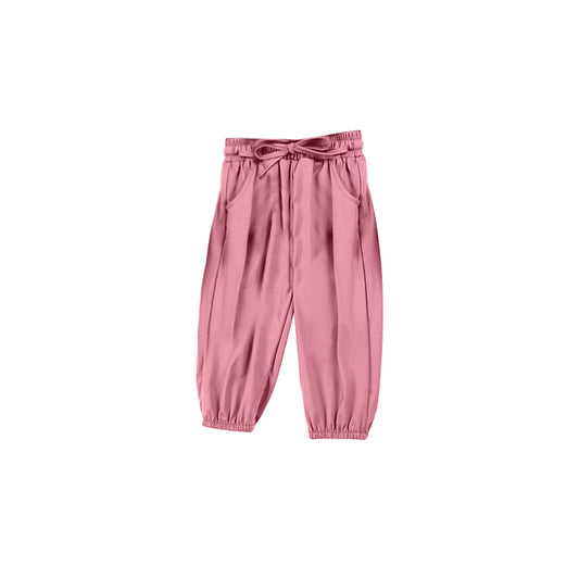 No moq  P0671  Pre-order Size 3-6m to 14-16t baby girl clothes  trousers