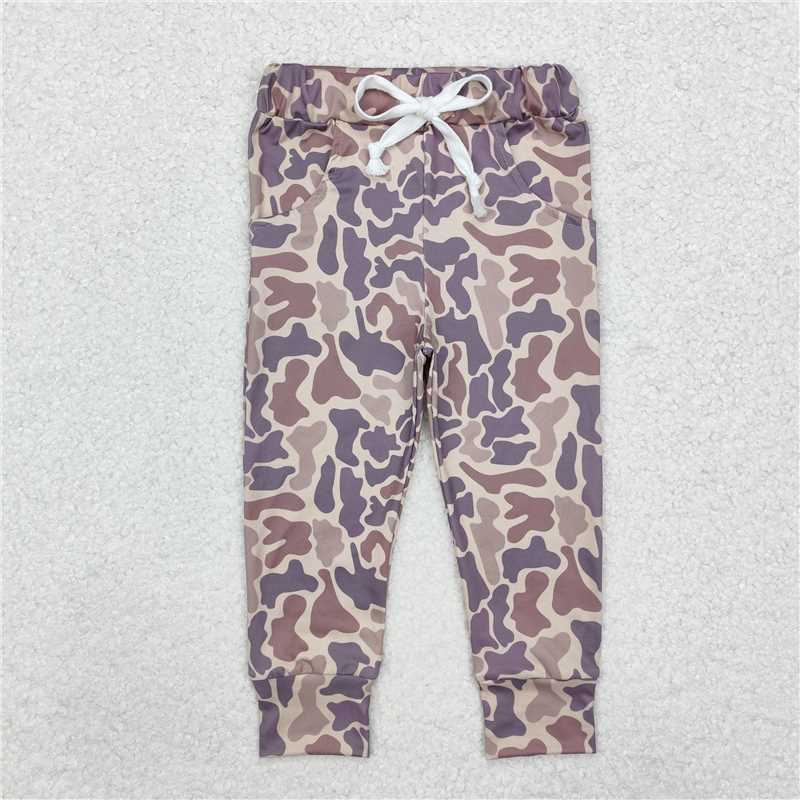USA Warehouse (IN STOCK)  Kids Boys Long Sleeve Camouflage Hunting Hoodie Pants Shorts Set for Outdoor Activities