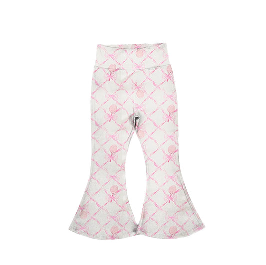 Baby Girls Pink Tennis Bows Yoga Bell Pants Preorder P0717