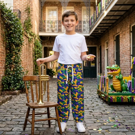 RTS NO MOQ （In stock）milk silk P1248 Baby Boys Camo Jogger Bottom Elastic Waist Pockets Pants