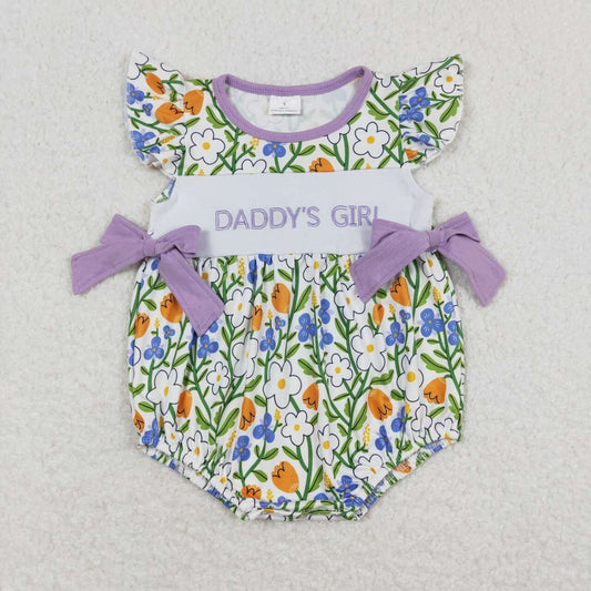 SR0891  toddler girls short sleeve summer romper