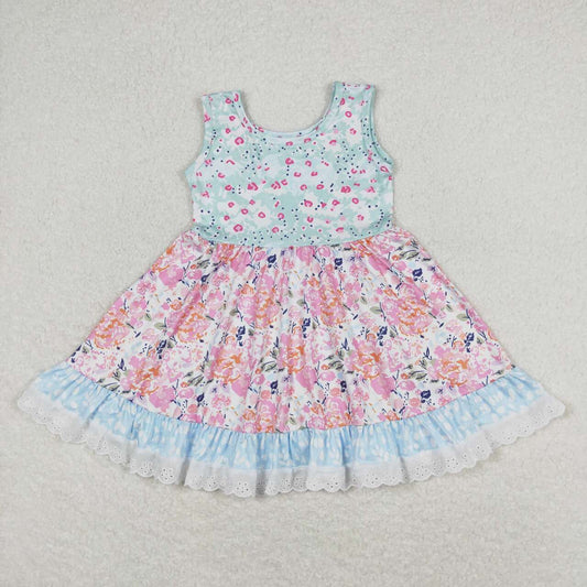 GSD0861 kids girl clothes short sleeve boutique summer dress