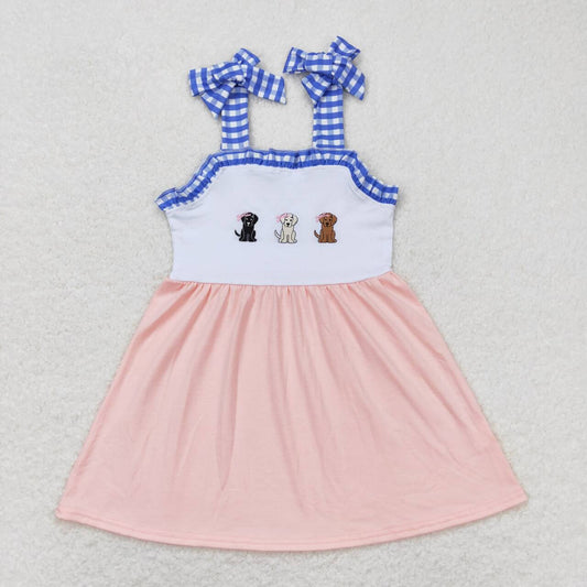 GSD0834 kids girl clothes short sleeve boutique summer dress