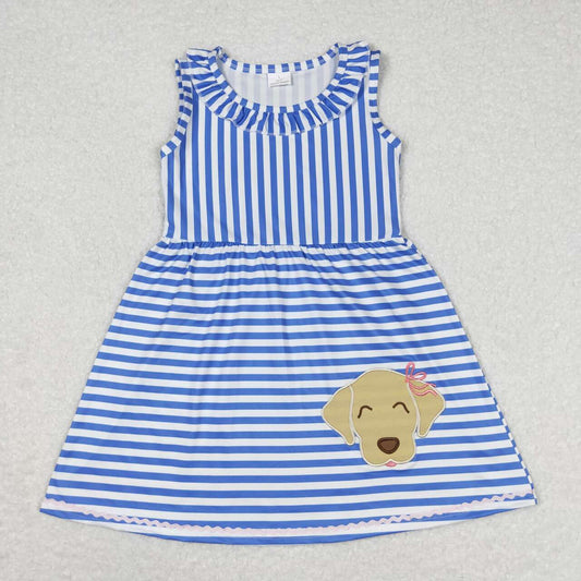 GSD0934 kids girl clothes short sleeve boutique summer dress