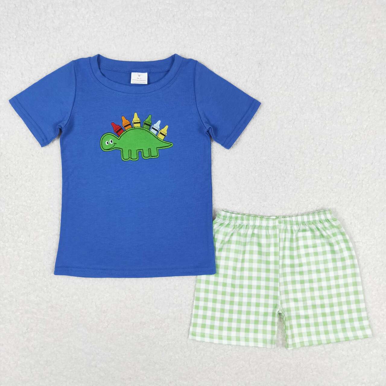 BSSO0805 Kids Girls summer clothes short sleeve top with shorts set