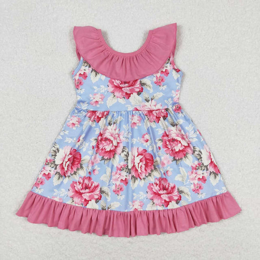 GSD0723 baby girl summer clothes  sleeves kids dress