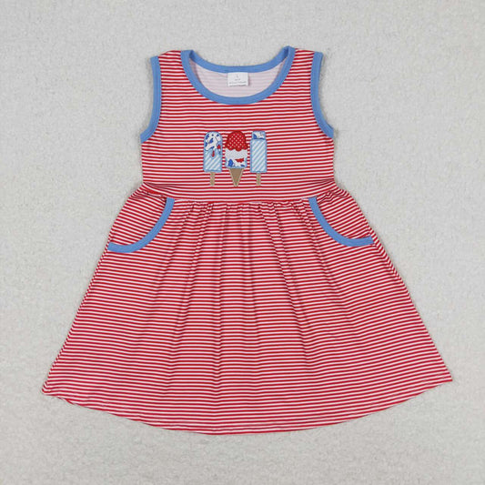 GSD0821 Baby girl summer clothes  sleeves kids dress