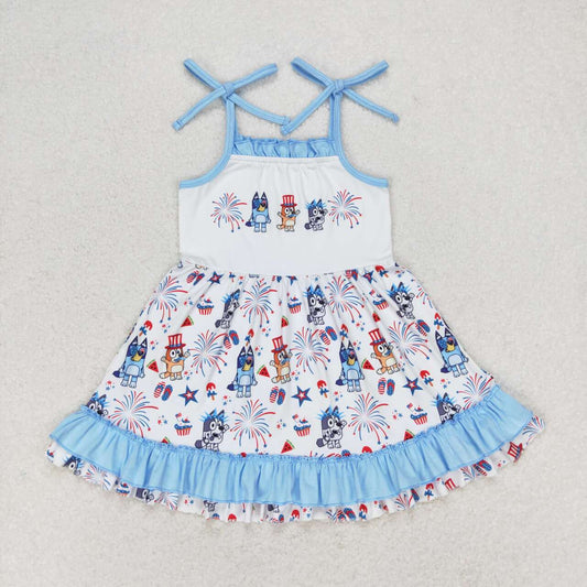 GSD1069 Baby girl summer clothes  sling kids dress