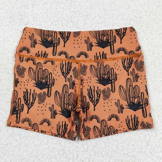 SS0215 Cactus brown shorts for kids