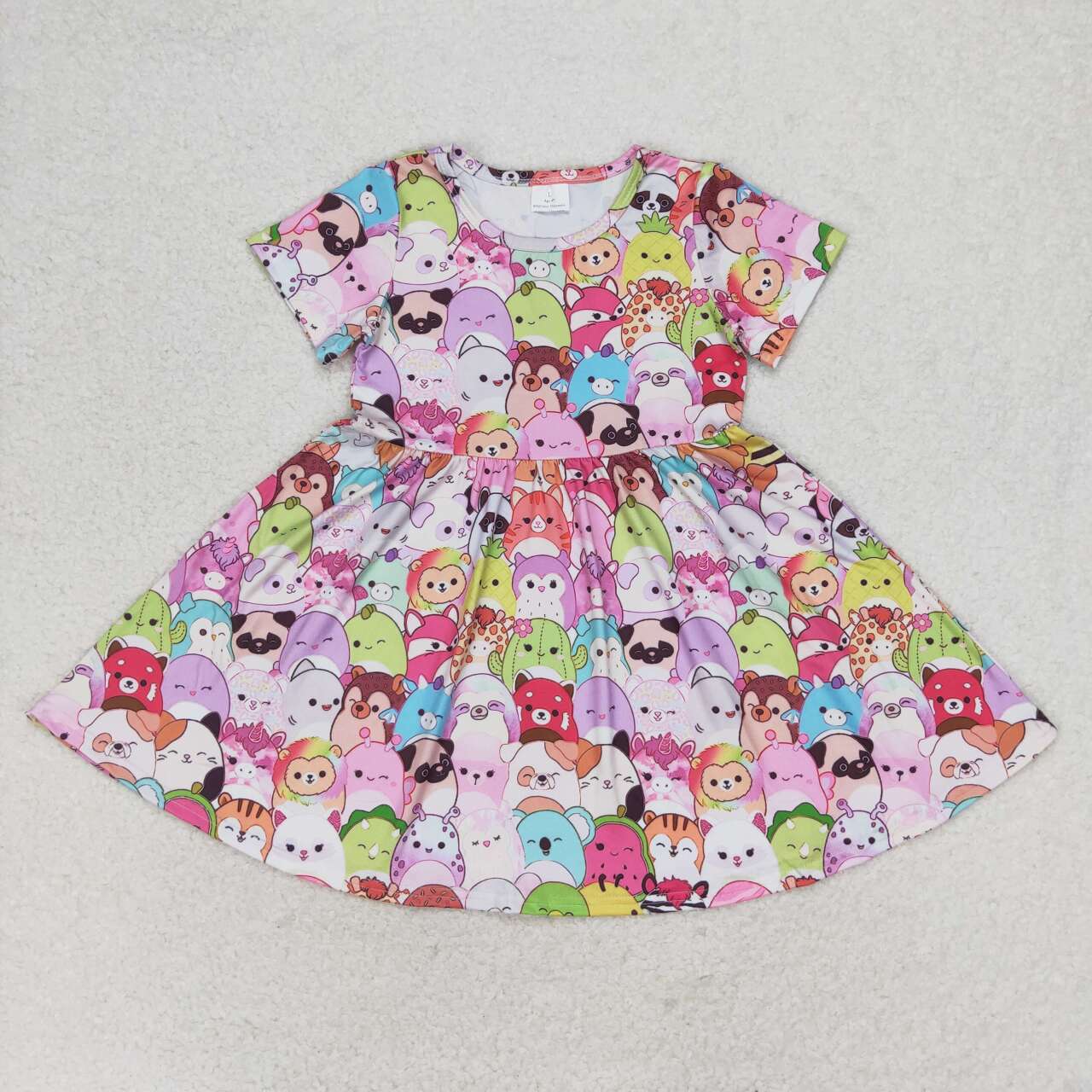 GSD1193 Baby girl summer clothes  short sleeves kids dress