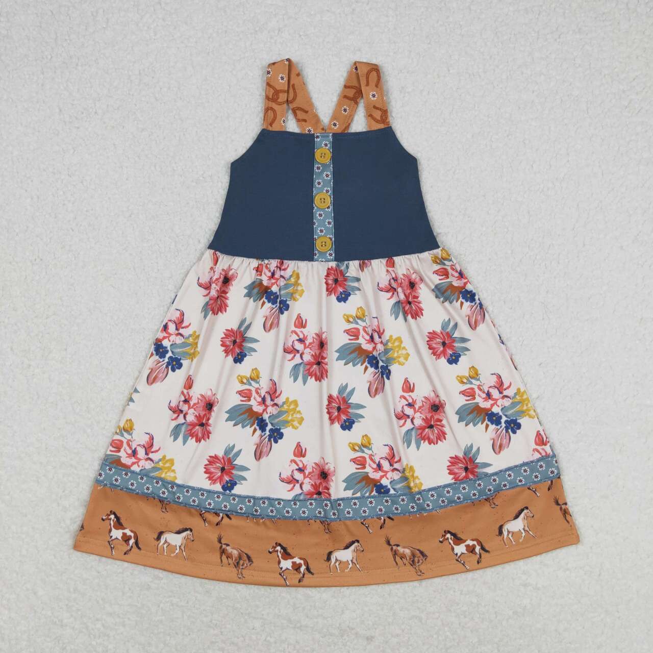 GSD1035 Baby girl summer clothes  sleeves kids dress