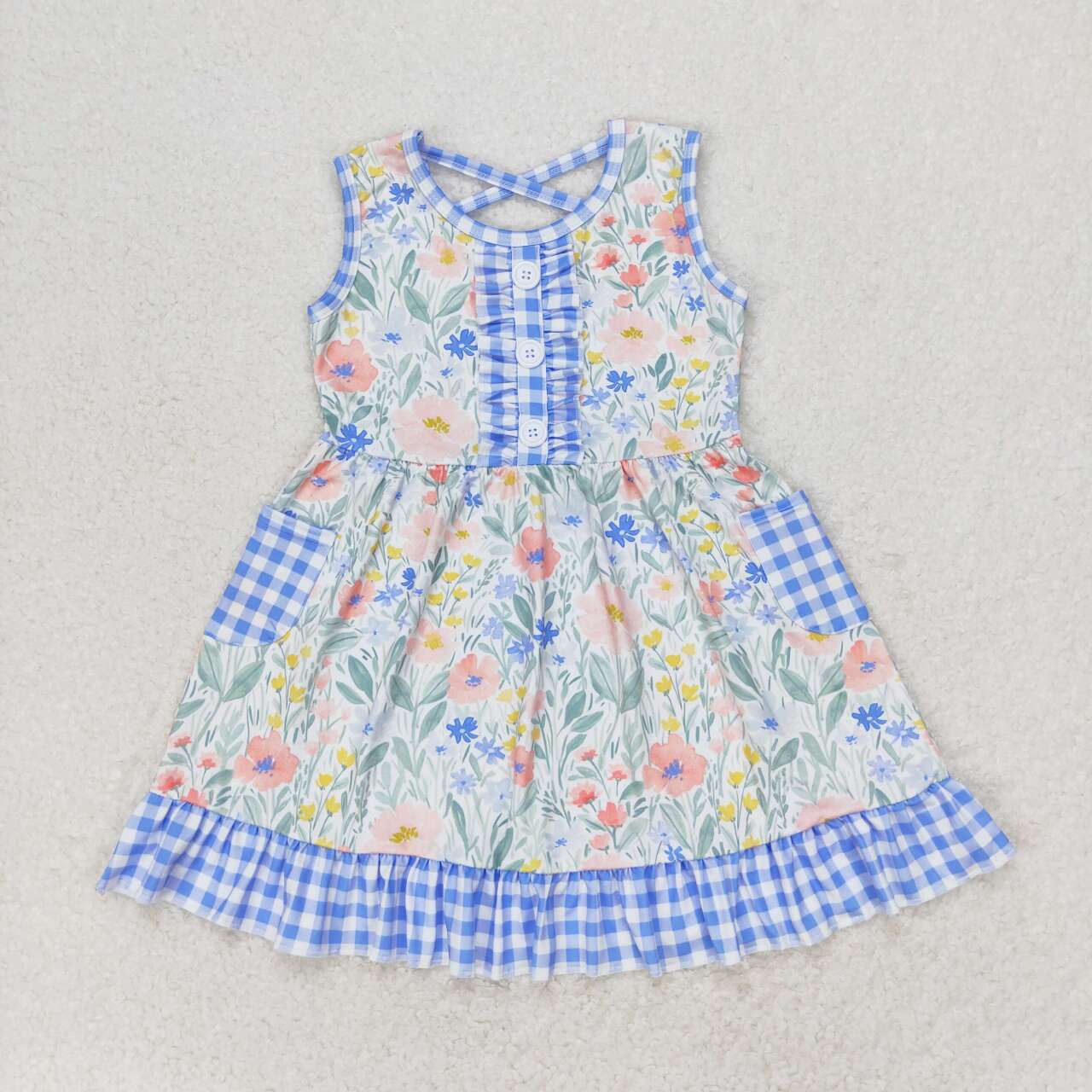 GSD1009 Baby girl summer clothes  sleeves top kids dress
