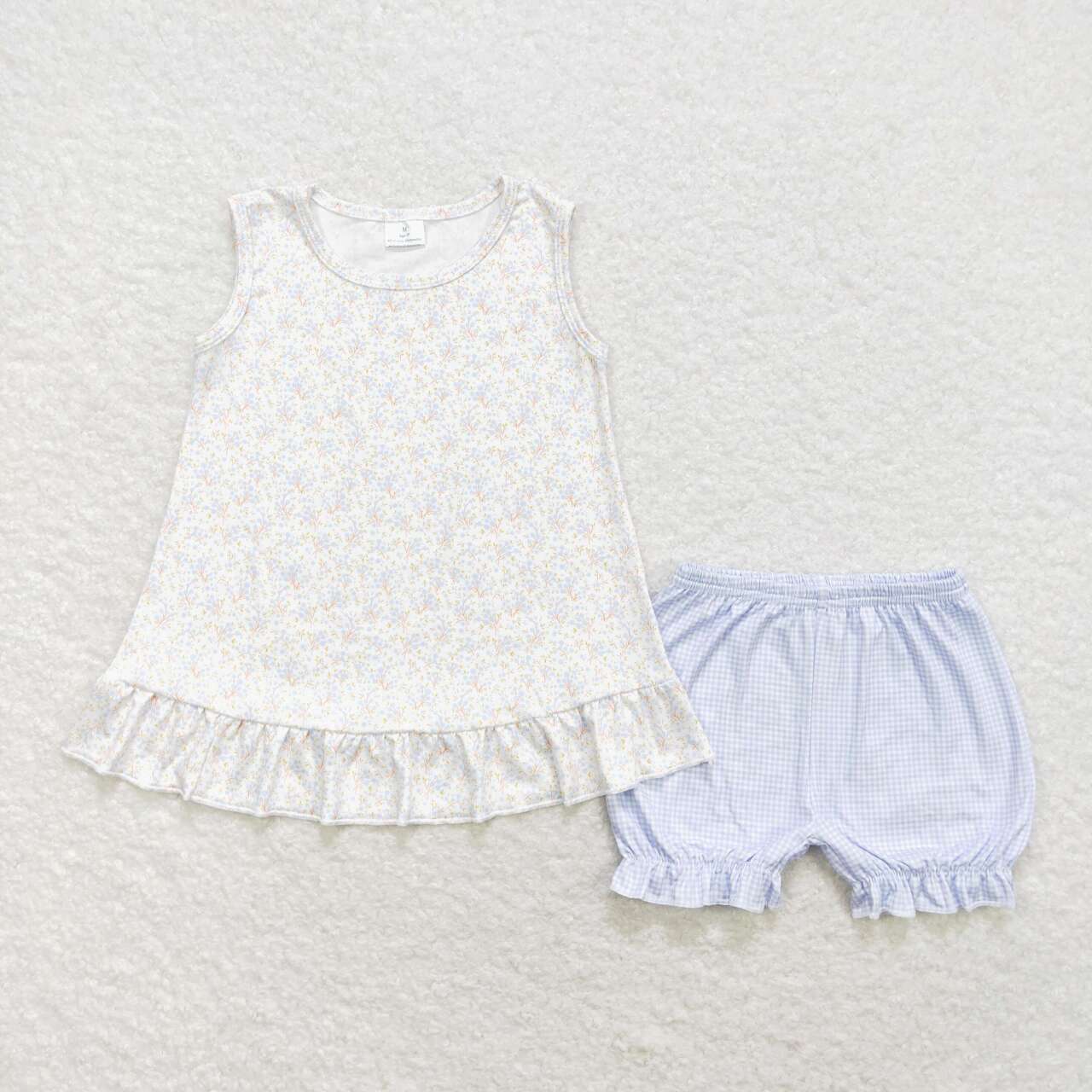 GSSO0980 Kids Girls summer clothes  sleeves top with shorts set