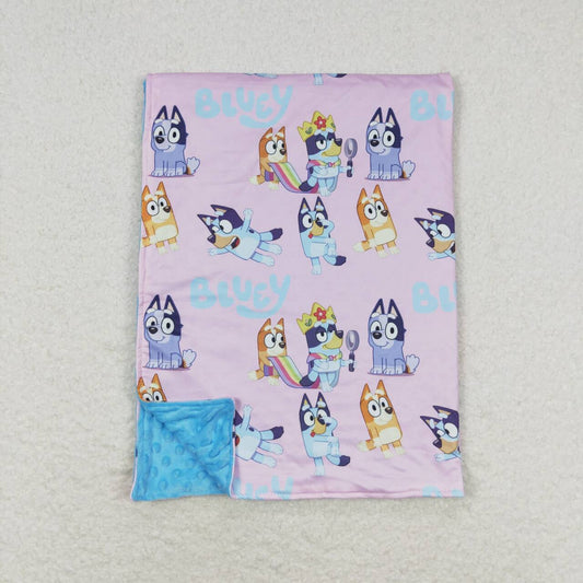 BL0130 Kids fashion pink baby blanket