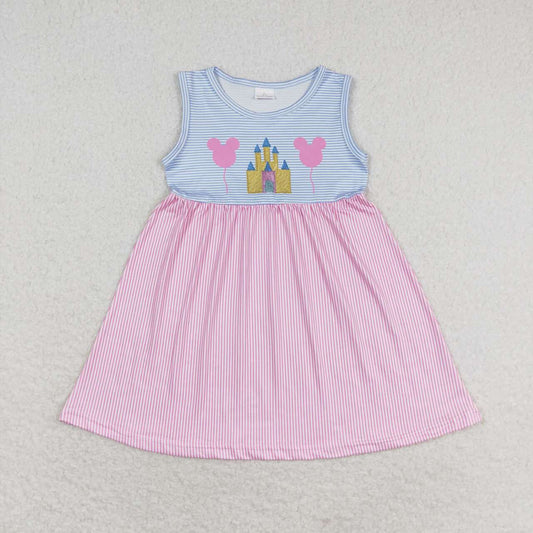 GSD1052 Baby girl summer clothes sleeves top kids dress