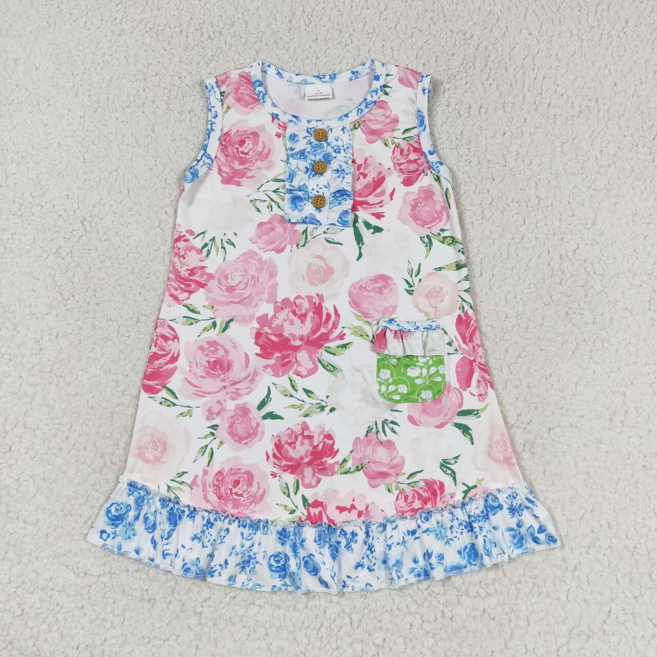 GSD1154 Baby girl summer clothes sleeveless top kids dress