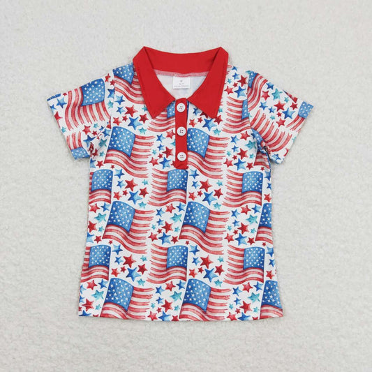 BT0565  Pre-order baby boy clothes short sleeve shirt