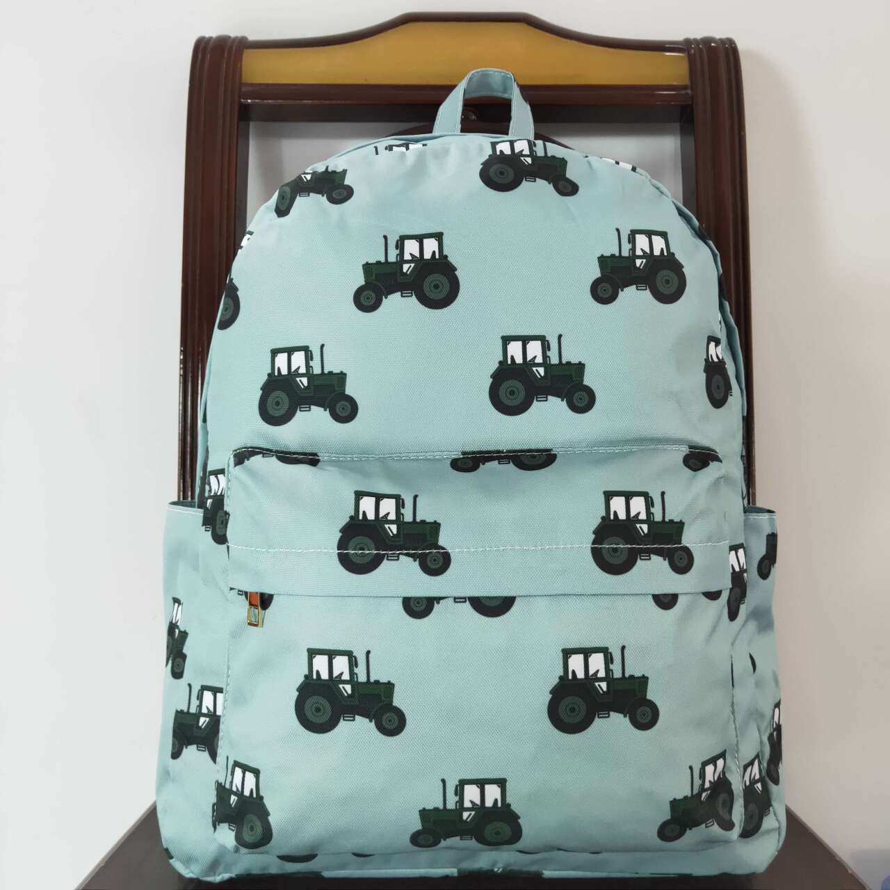 BA0121  Farm Tractor Green Backpack