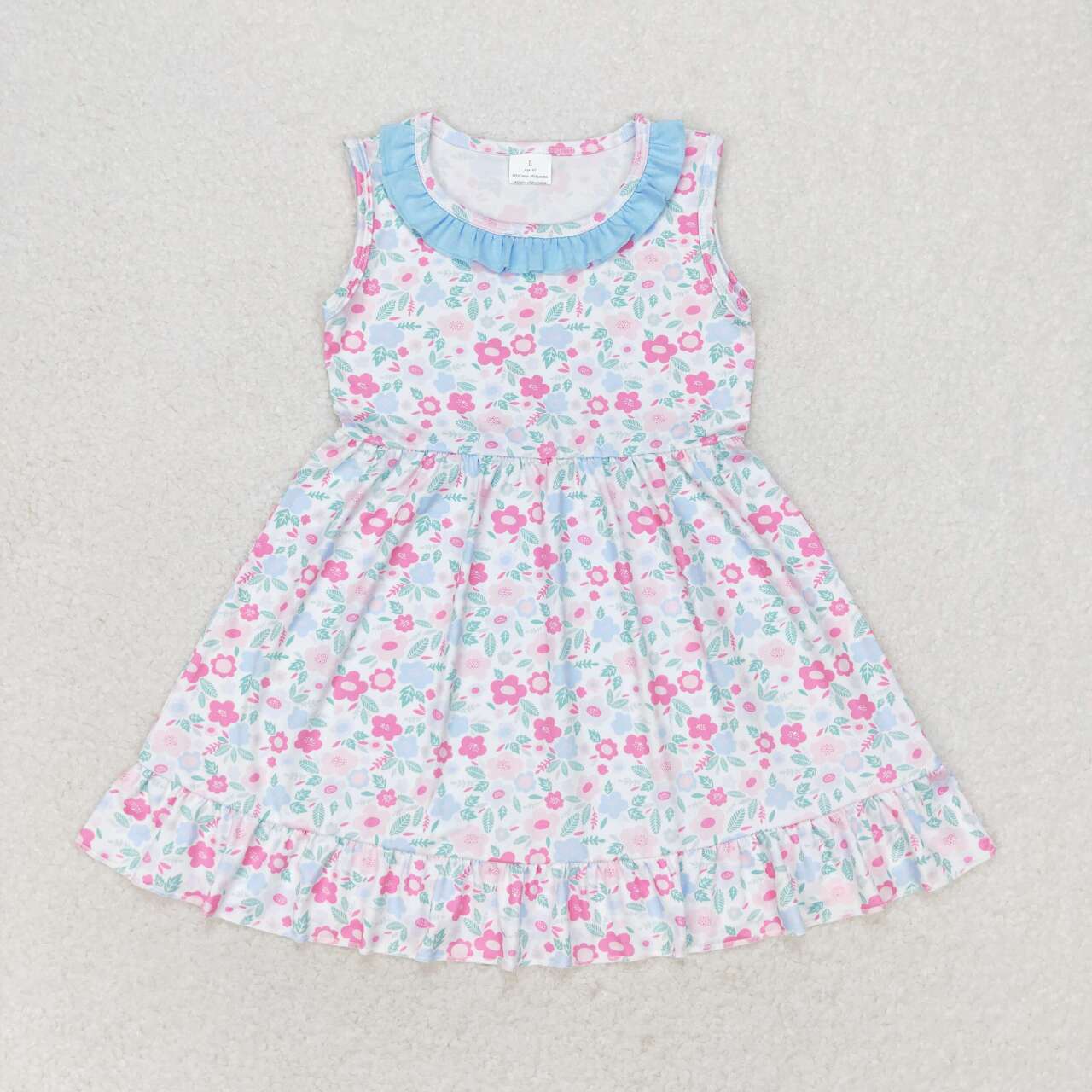 GSD1102  Baby girl summer clothes sleeves top kids dress