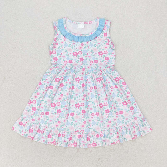 GSD1102  Baby girl summer clothes sleeves top kids dress