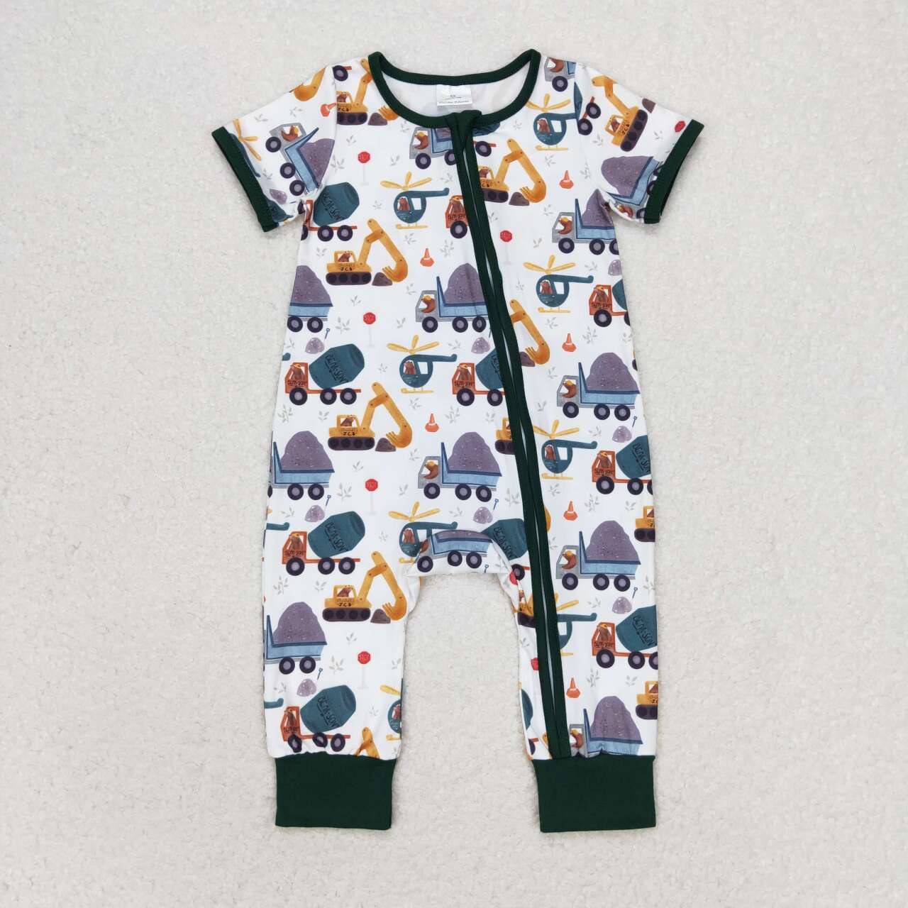 SR0850 Kids boys summer clothes short sleeve with romper