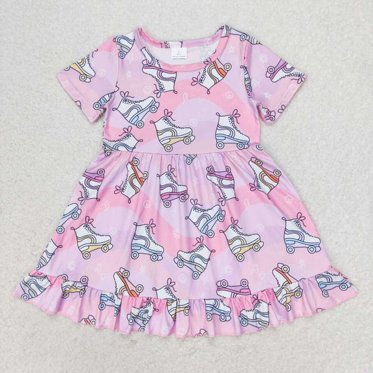 GSD1249  Baby girl summer clothes short sleeves top kids dress