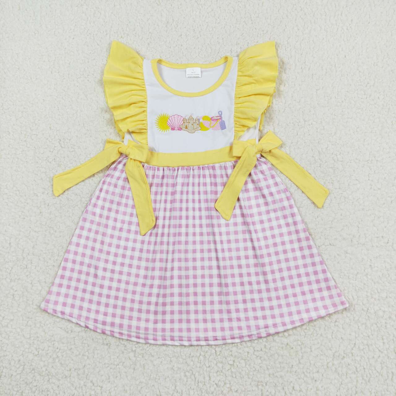 GSD0600 Baby girl summer clothes flying sleeves top kids dress