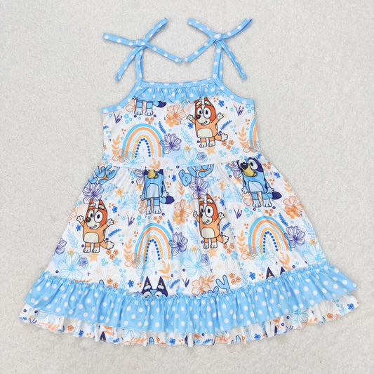 GSD1284 Baby girl summer clothes suspenders top kids dress