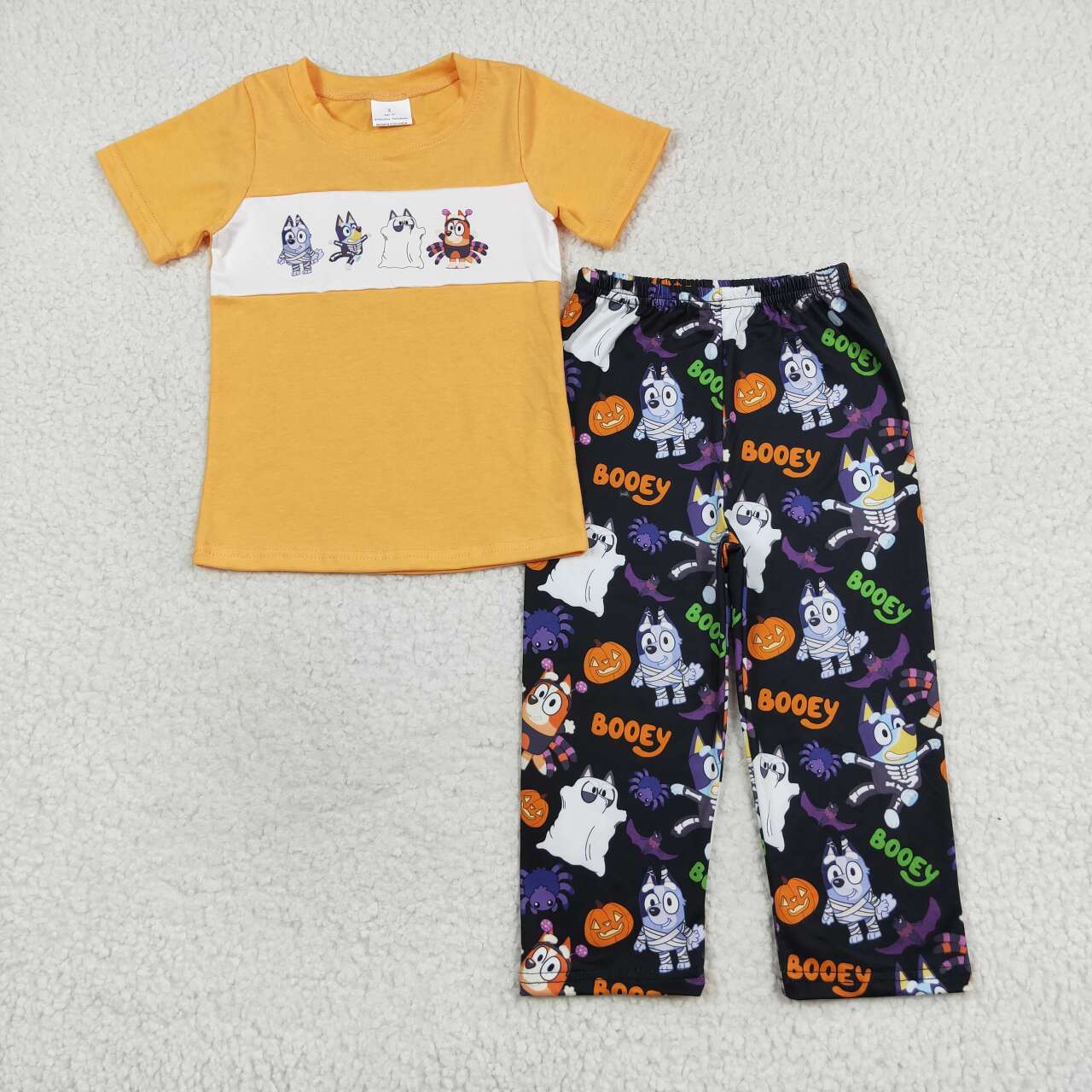 RTS no moq BSPO0406  Kids boys summer clothes sleeves top with trousers set