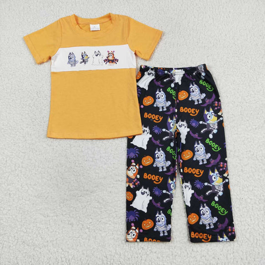 RTS no moq BSPO0406  Kids boys summer clothes sleeves top with trousers set